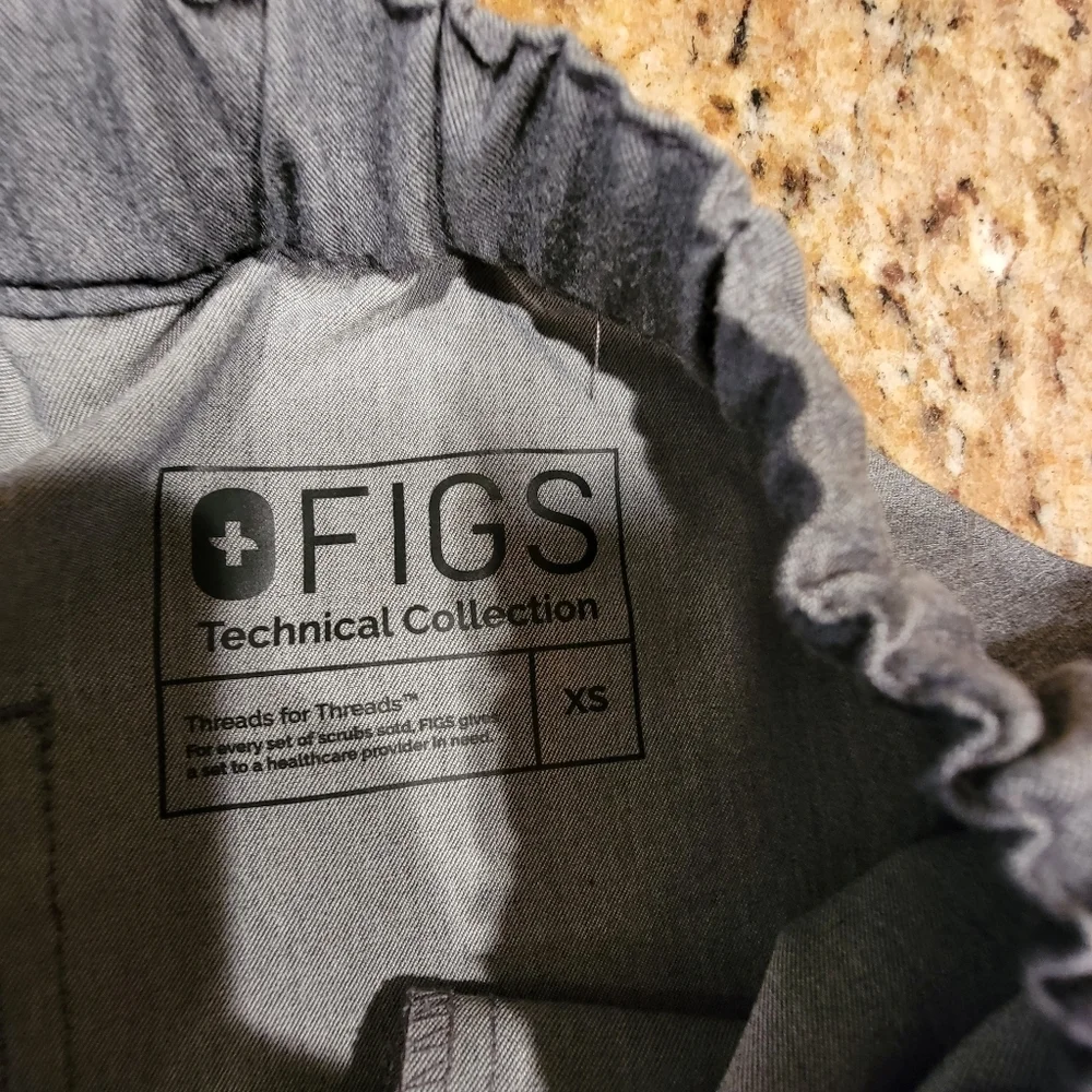 Figs‎ Pisco Basic Scrub Pants Graphite Healthcare Men's XS